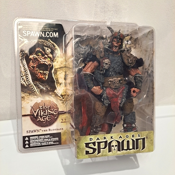 Rare Variant Bloodaxe Dark Ages Viking Spawn 2002 Mcfarlane Action Figure - Picture 1 of 6